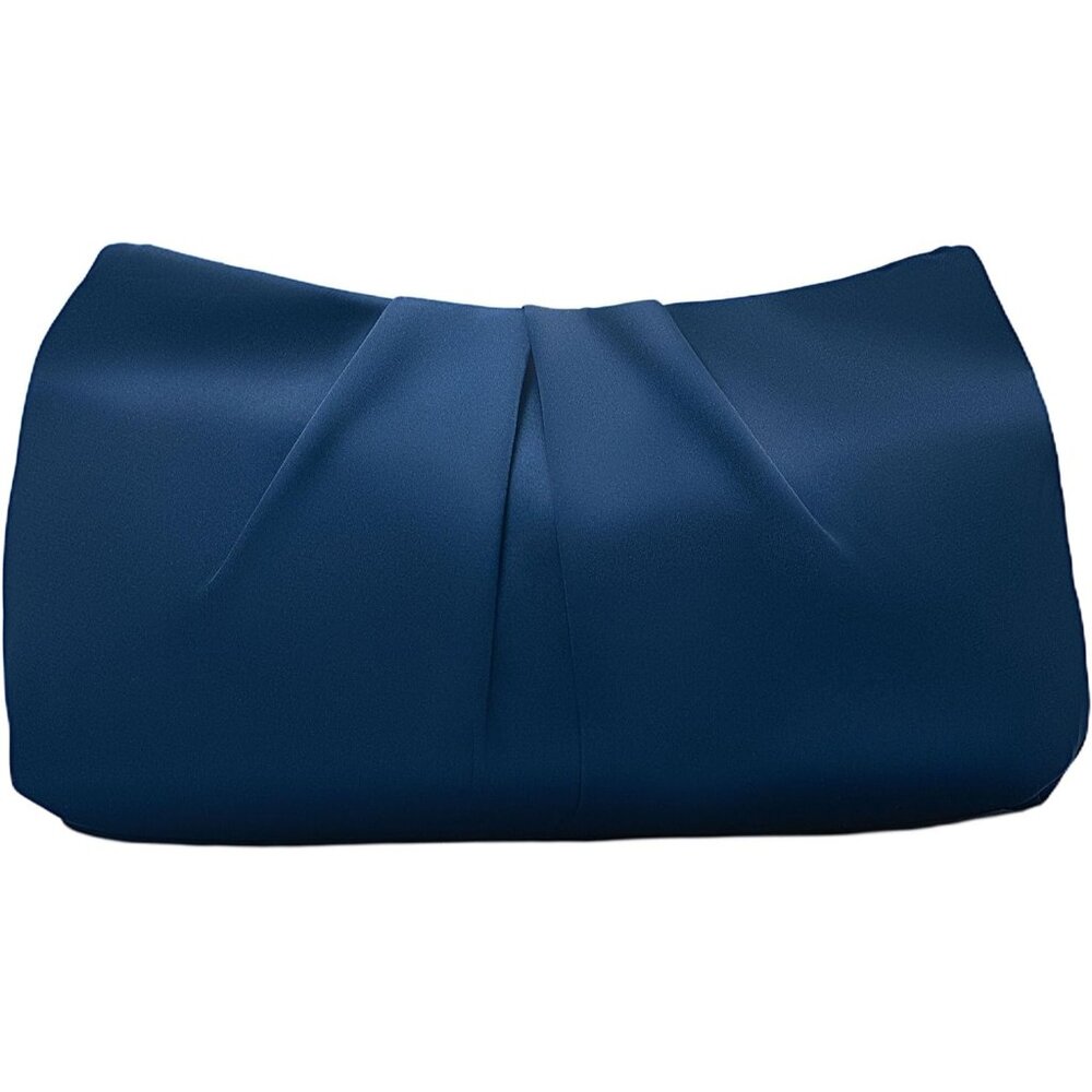 Women's Blue Unique Style Detachable Chain Bride Evening Formal Clutch Handbag